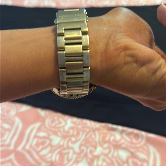 Michael Kors Swarovski Gold Watch Timeless Elegance